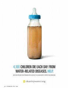Charity Water ad